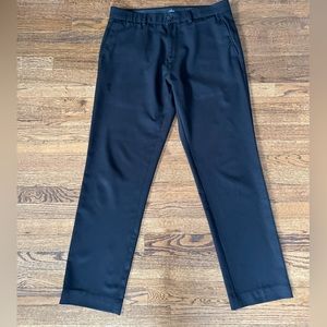 Haggar H26 Men’s Black Polyester Dress Pants Size 34x32